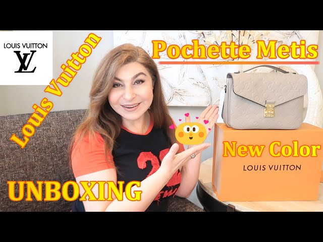 Louis Vuitton Pochette Metis Empreinte Tourterelle Leather Unboxing and  Modshots