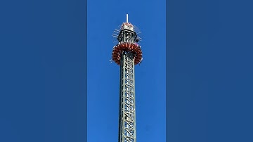 Does this DROP TOWER scare you? #shorts