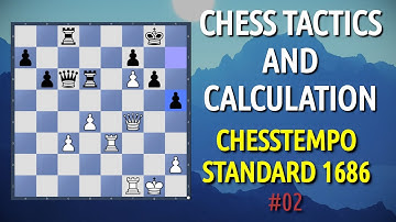 Improve at Chess Tactics with Me!  - Chesstempo Standard 1686 | #02