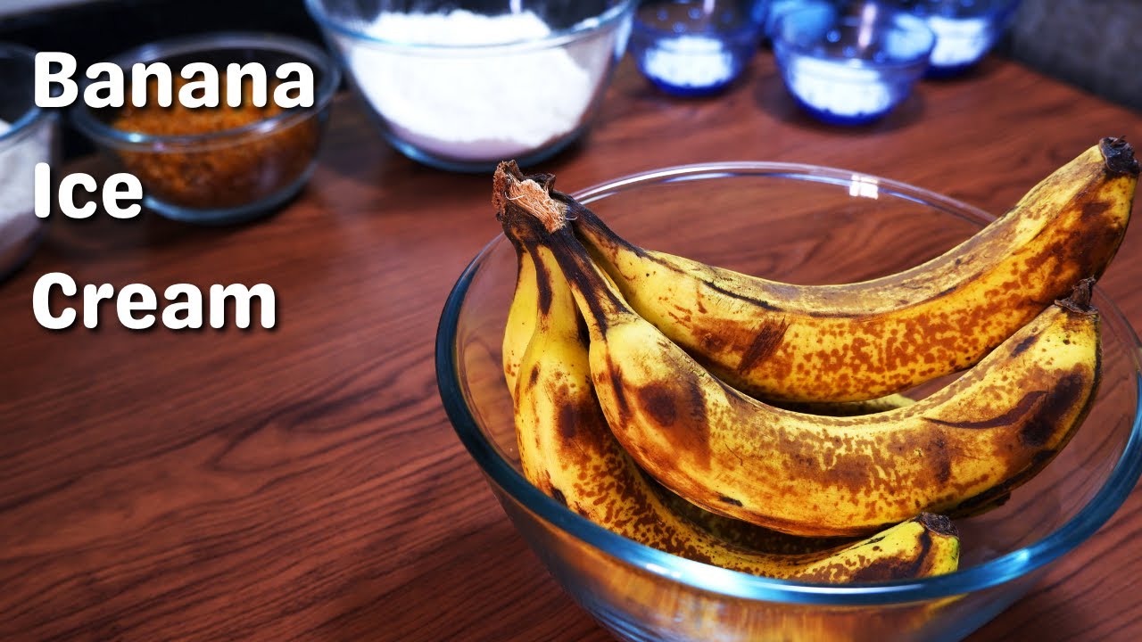 Banana Ice Cream Recipe • Homemade Banana Ice Cream Recipe • Lockdown recipe | Amrit