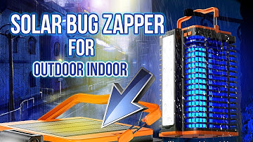 Solar Bug Zapper for Outdoor Indoor - Electric Mosquito Zapper
