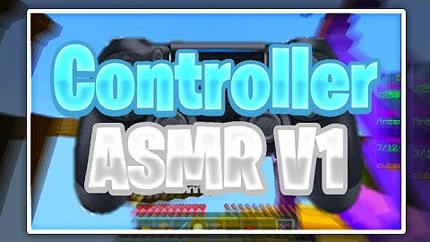 Controller ASMR V1 | Controller GamePlay | Minecraft Bedrock Edition CubeCraft Skywars