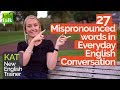 Top 27 Mispronounced Everyday Words | English Pronunciation Practice | Improve Accent |Speak Clearly