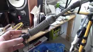 Repairing (not replacing) a sticky gear selector cable (Nissan Vanette)