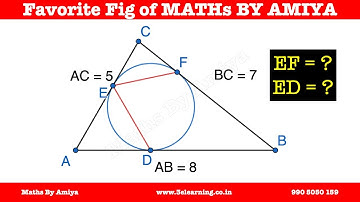 Geometry Chalisa 1 | Chord of Incircle : Geometry for CAT MBA Exams - Amiya