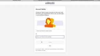 Edmodo Help - Setting up your child's account