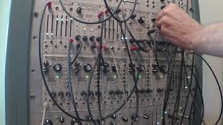 CMS 2500 Euro Rack Module Demo - 12 module system, part 1