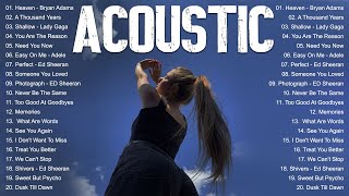 Good Mood Of English Acoustic Love Songs 2024 - Best Acoustic Guitar Cover Love Songs