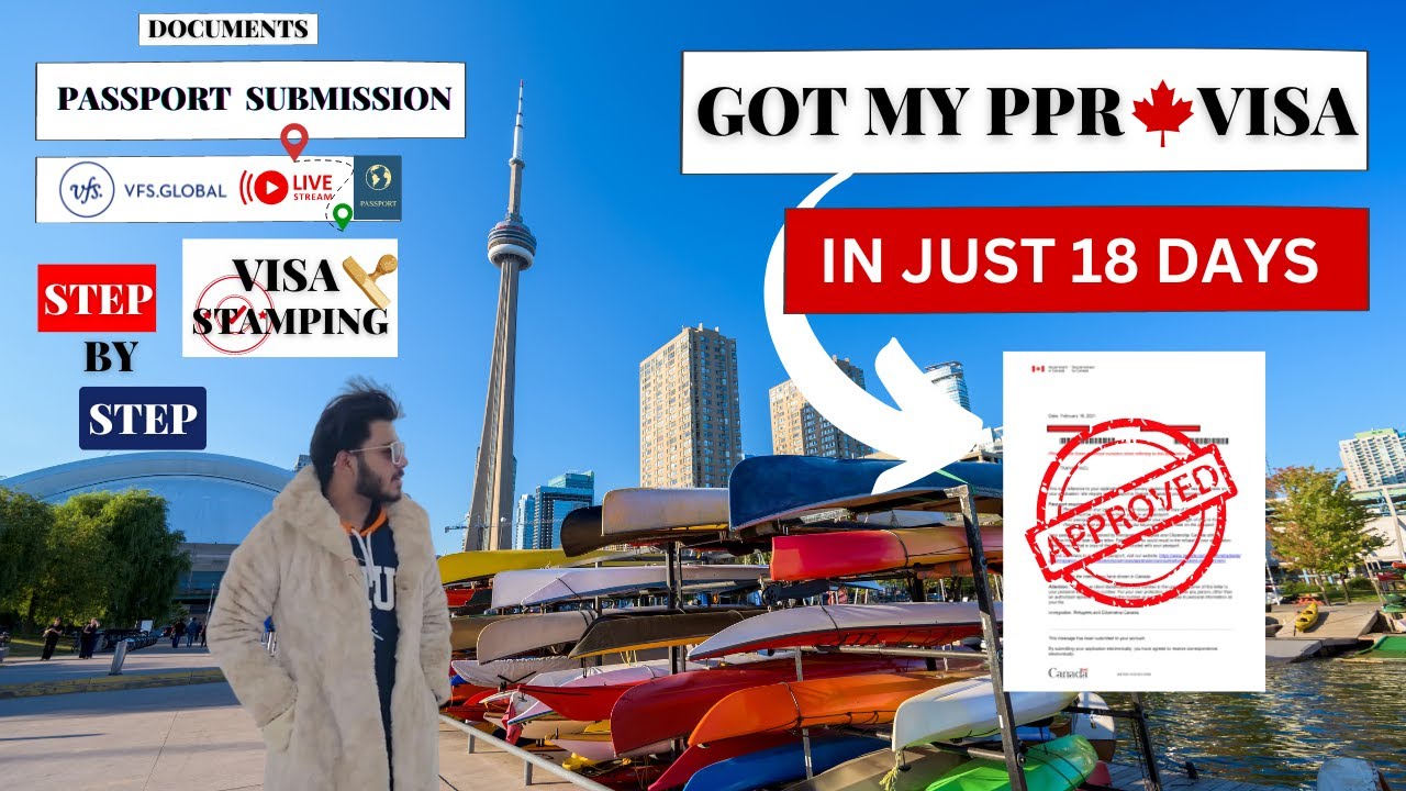 Got my PPR🇨🇦 How to process for Canada visa stamping vfs global Passport Submission