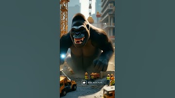 Kingkong is getting ready #trending #kingkong #gorilla #trailer #2025 #movieclips #ytshorts
