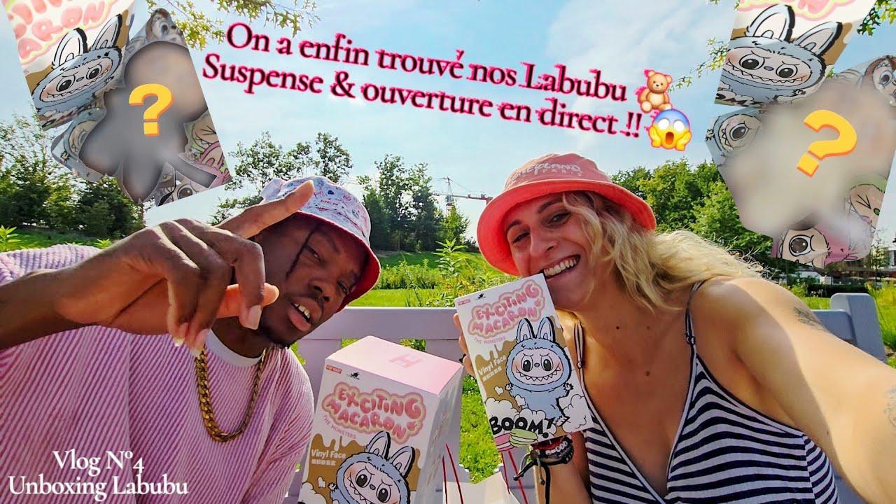 On a enfin trouvé nos LABUBU !! (Suspense & ouverture en direct 🧸😱) - VLOG N°4 UNBOXING LABUBU