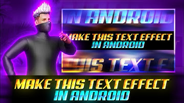 Make This Amazing 😍 Text Effect In Pscc Android || 🔥Make Text Like @Vijay GFX ||