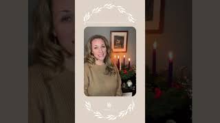 Advent week 4: the Angels candle is lit.