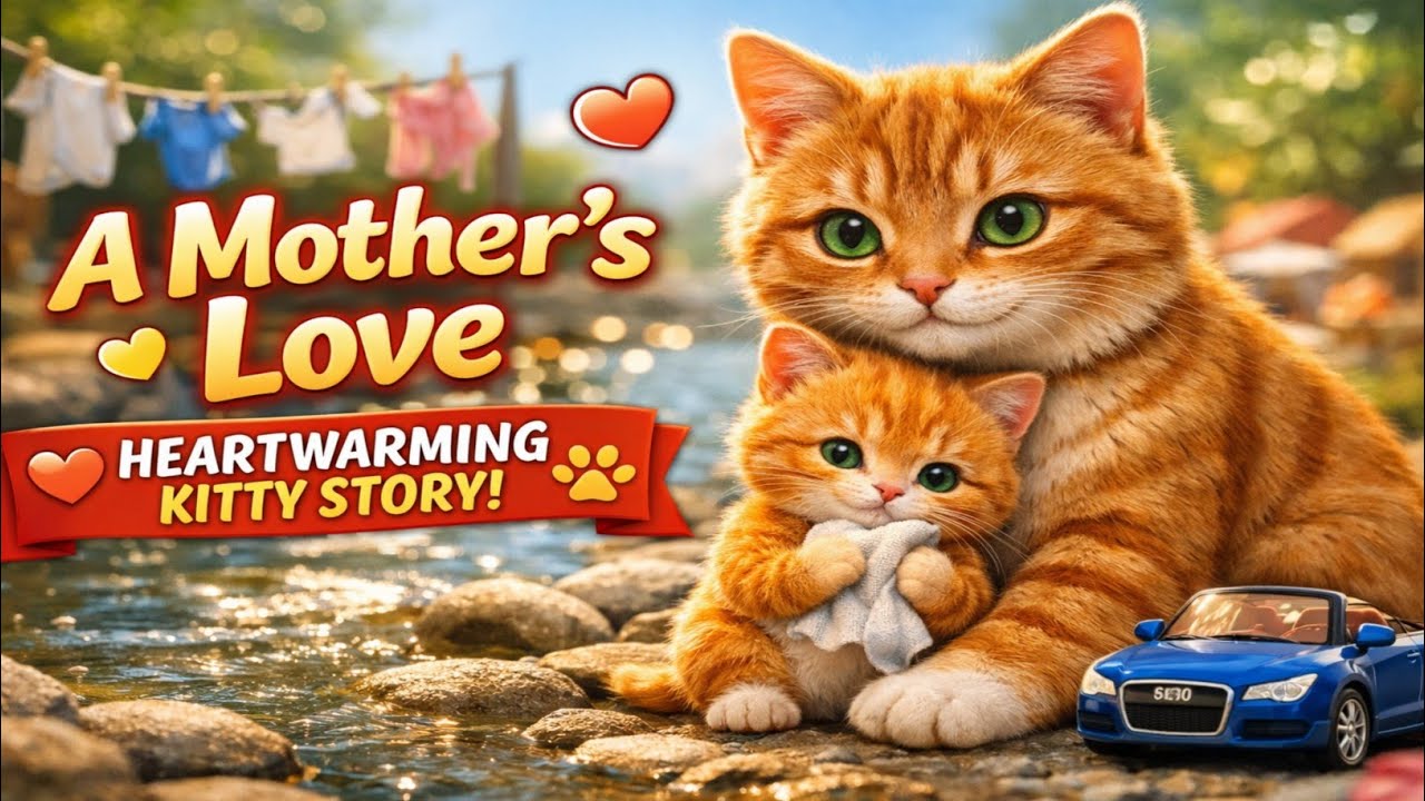 “A Mother Cat’s Love 🧡 | Heartwarming Kitten Story | Family Friendly Animation”