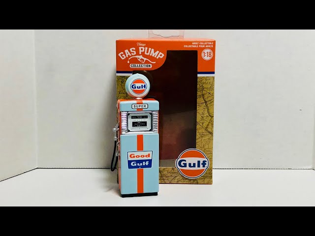 グリーンライト製ガスポンプ GreenLight 1:18 scale Vintage Gas Pump collection review
