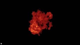 Fire Explosion 4K Fire Black Screen