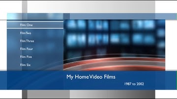 DVD example menu
