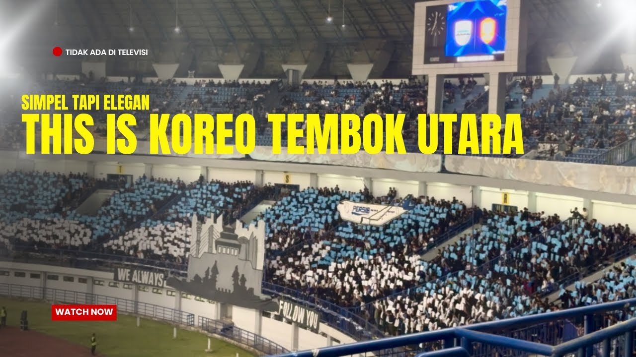 AKSI TRIBUN UTARA SAAT PERSIB VS RATCHABURI | ACL Two