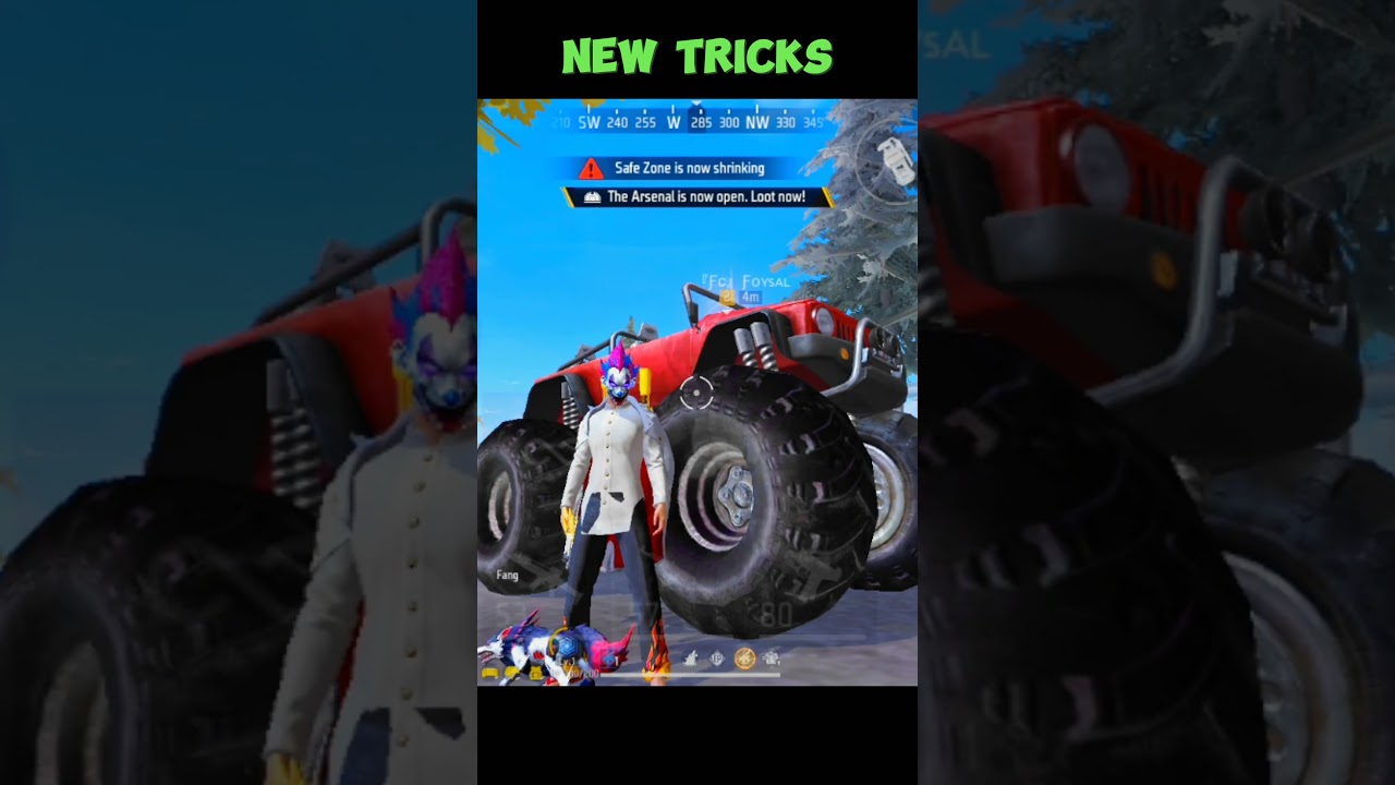 Monster Truck Default Aim Trick🤯 New BR Tricks🥷