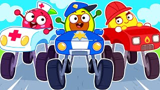 Yes! Police Monster Truck!  Rescue Team Find My Toy || Best Cartoon by Pit & Penny Stories