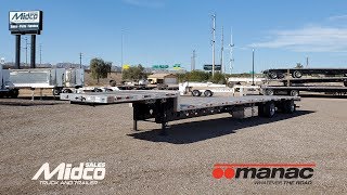 Manac Drop Deck Trailer - 53' x 102" Combo Drop Deck