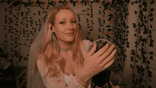 ASMR | "Shh, it's okay" - bassy up close whispers w/soft scratches & hand movements ♡