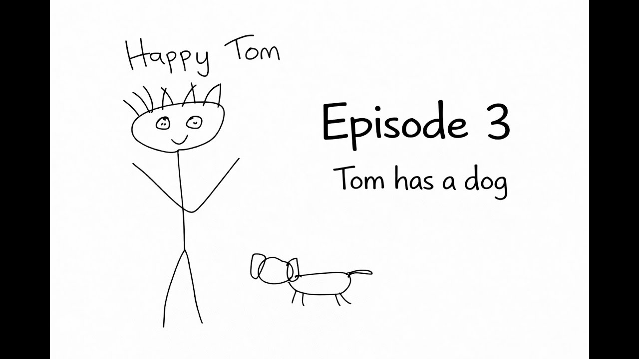 Episode 3: Tom has a dog | Super Beginner English (A0)