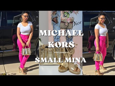★JILLSTUART★ [Mina] Small Crossbody Bag (JLBA5E871BK) Mina Small Signature Logo Chain Crossbody Bag | Michael Kors