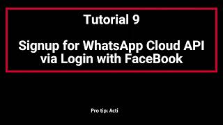 Sellonboard Tutorials | Meta WhatsApp API via FB login