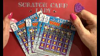 NEW CARDS — Great fun session wit the new £2 Win All scratch cards but how much do I win 😜