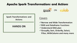 Apache Spark Transformation and Actions Profile