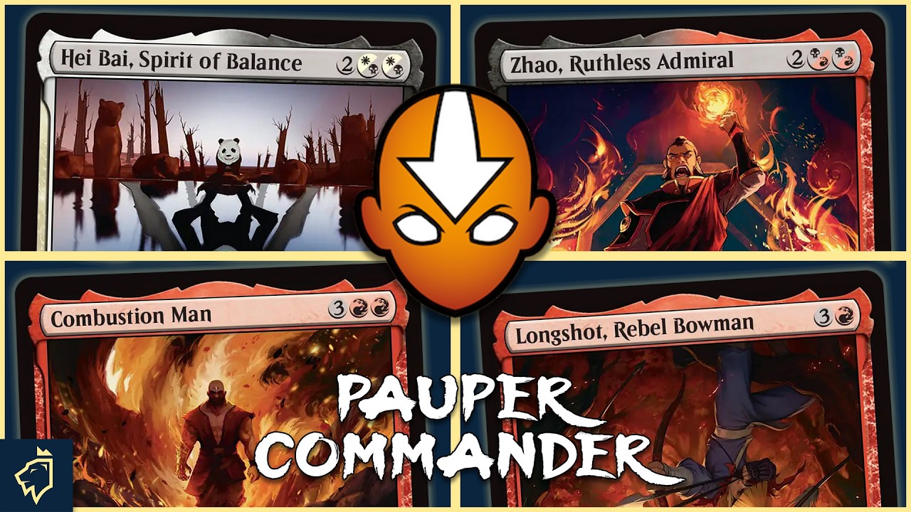 Hei Bai vs Zhao vs Longshot vs Combustion Man | Avatar the Last Airbender Pauper PDH Gameplay thumbnail