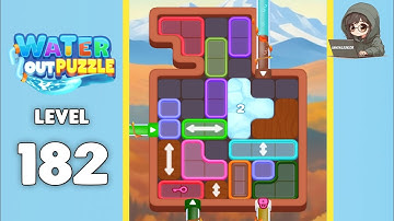 Water Out Puzzle level 182 solution