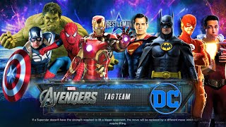 Marvel Avengers vs. DC Superheroes | WWE 2K23 | Ultra Realistic Graphics [RTX 4090] [4K 60FPS]