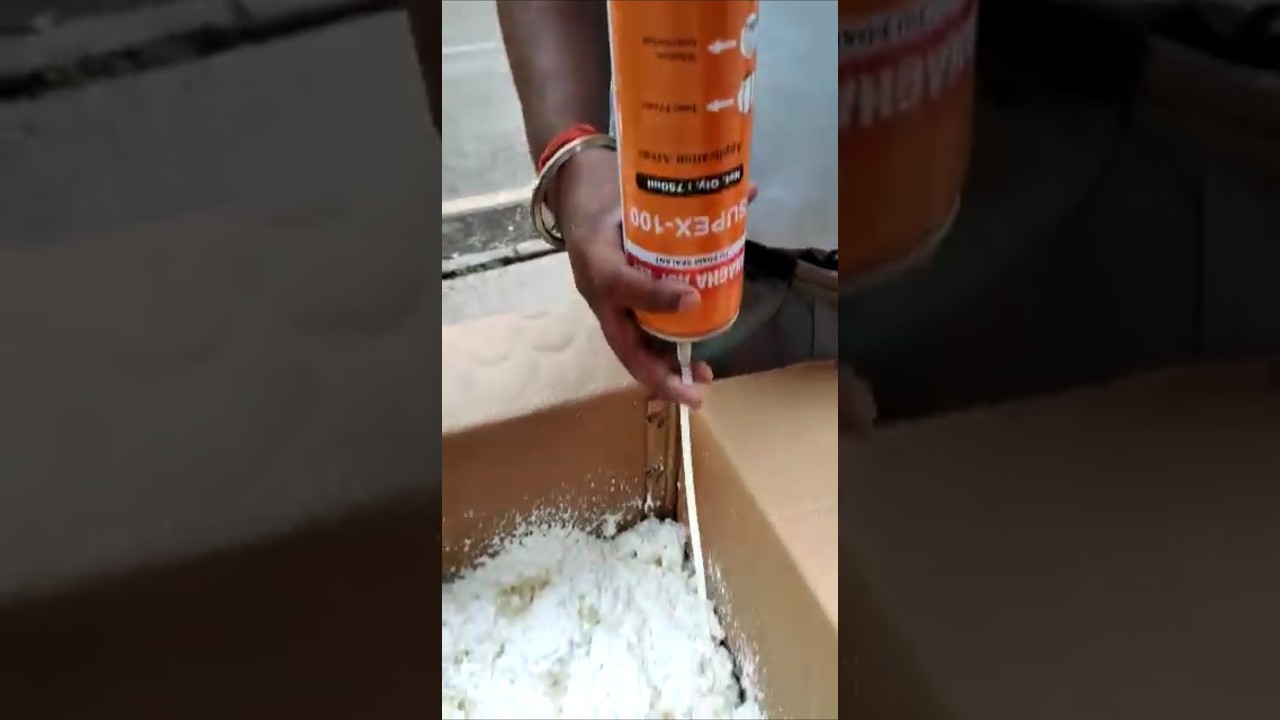 PU Foam Spray Demo