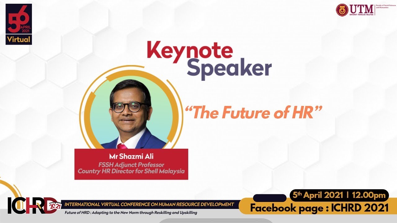 ICHRD 2021 | Keynote 2 : The Future of HR