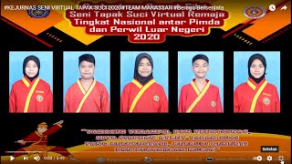 #KEJURNAS SENI VIRTUAL TAPAK SUCI 2020#TEAM MAKASSAR #Beregu Bersenjata