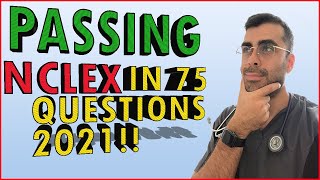 How to pass nursing NCLEX RN in 75 question 2021 | NCLEX RN REVIEW VIDEOS