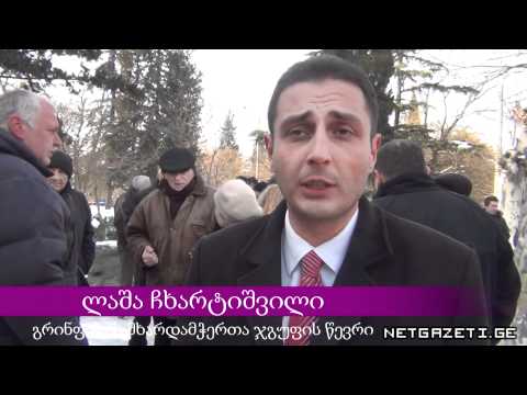 განმეორებითი აქცია კიკვიძის ბაღში