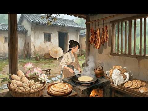 Cozy Countryside Life: Cooking Dinner from The Underwater Specialty of Yunnan | Ghibli-Style Video