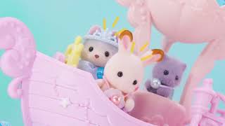 A Treasure Hunting at the Baby Mermaid Castle! | Sylvanian Families