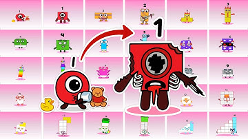 Sprunki OC Numberblocks: From Baby to Adult Evolution 1 to 15 | Compilation Incredibox  #sprunki