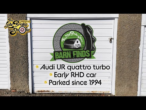 Audi Ur Quattro Turbo Barn Find Rare Survivor Sat For Nearly 30 Years