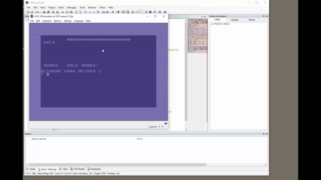 Como hacer un PRINT AT Y,X de Sinclair BASIC en Commodore 64 BASIC ...