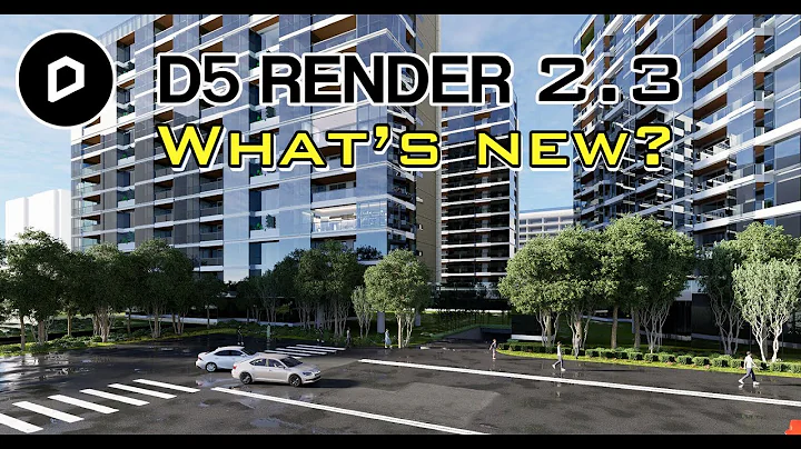 D5render 2.3 New Features Quick Review ! Archviz Exterior Raytracing Timelapse Tutorial @D5 Render