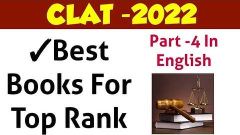 Best Books For CLAT-2022 | Section Wise Books | By KRISHNA