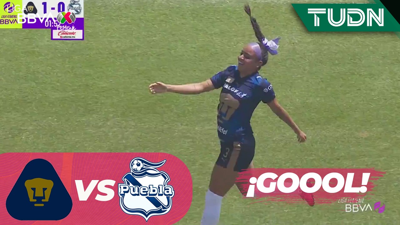 ¡GOL DE PUMAS! | Pumas 1-0 Puebla | Liga MX Femenil - Jornada 8 Apertura 2026 | TUDN