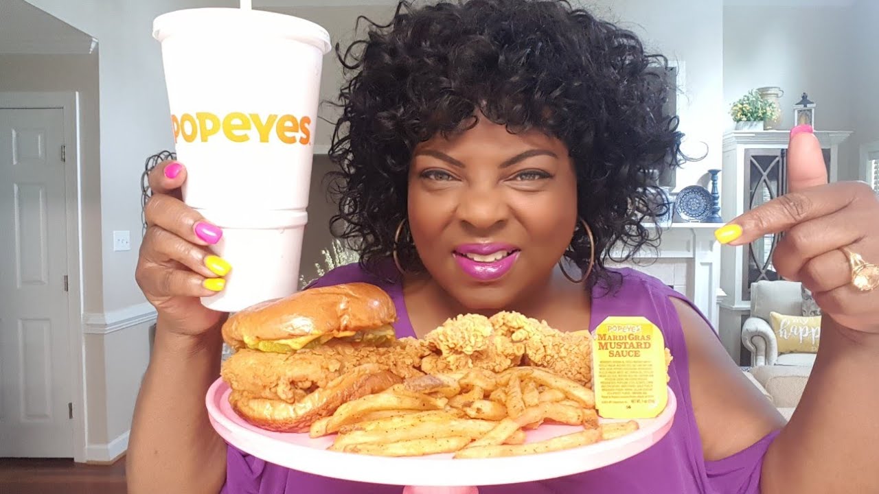 Острый куриный сэндвич от Попая