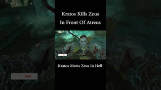 Atreus Sees Kratos Killing Zeus - God Of War PS5 | #shorts