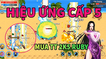 Mua thời trang 5k ruby và Test Hiệu ứng trái Ánh sáng cấp 5 | Hải Tặc Tí Hon